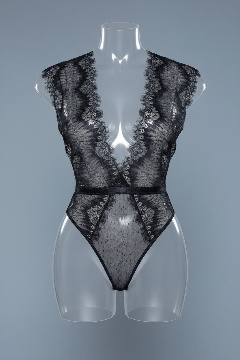 "2026 Bodysuits 1 Pc Plunging Neckline Bodysuit L by Super Fluffy Clothing Store"