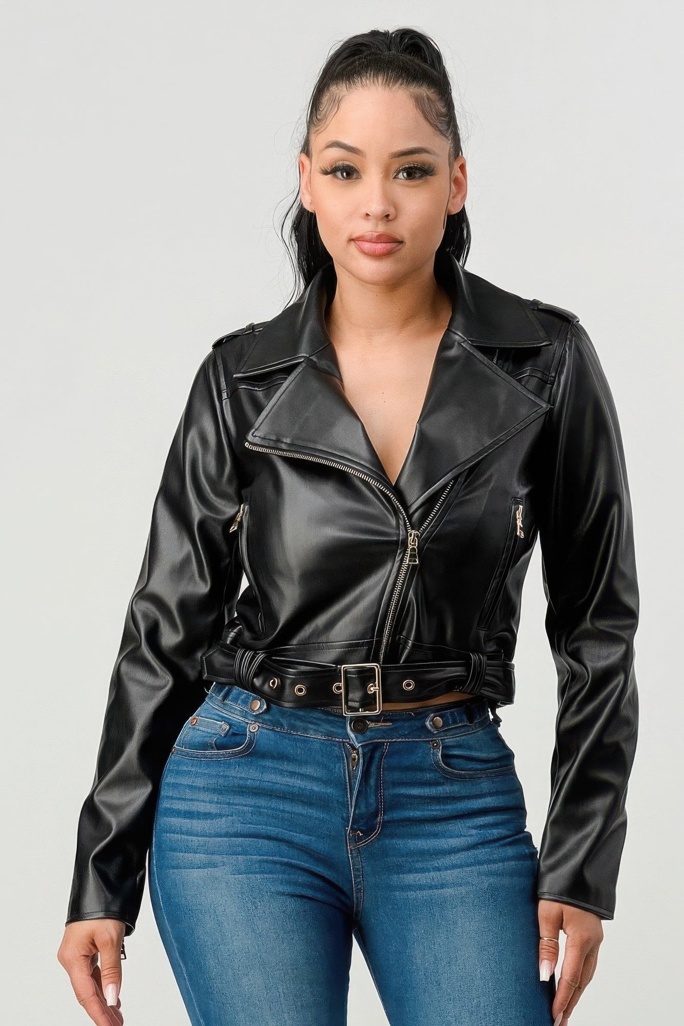 "Women's Clothing / High Quality PU Leather Jackets at Affordable Prices"