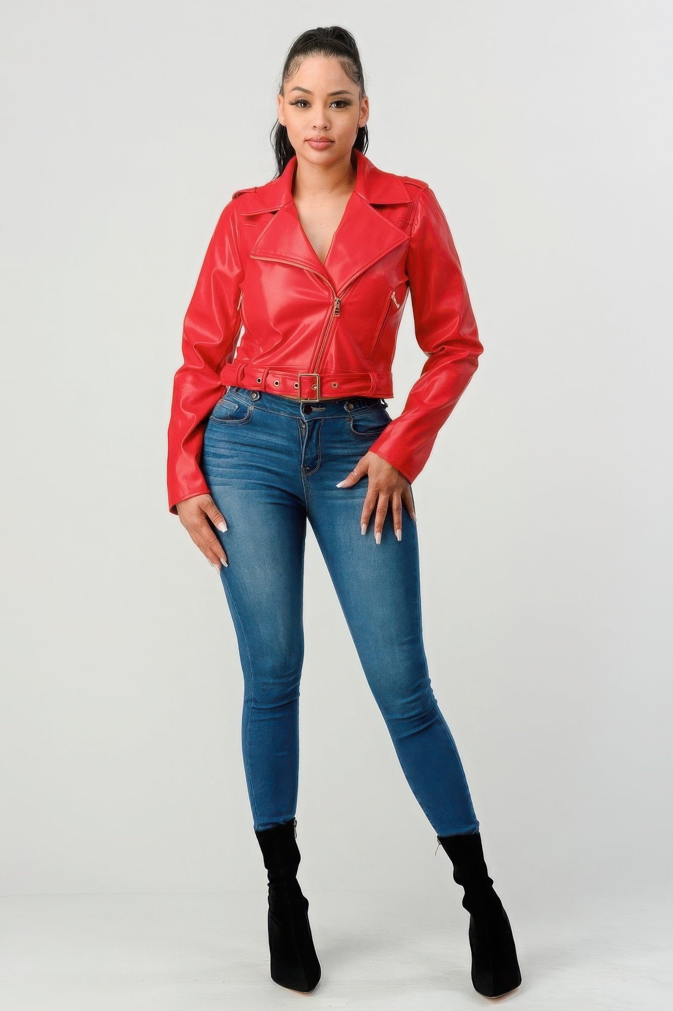 "Women's Clothing / High Quality PU Leather Jackets at Affordable Prices"