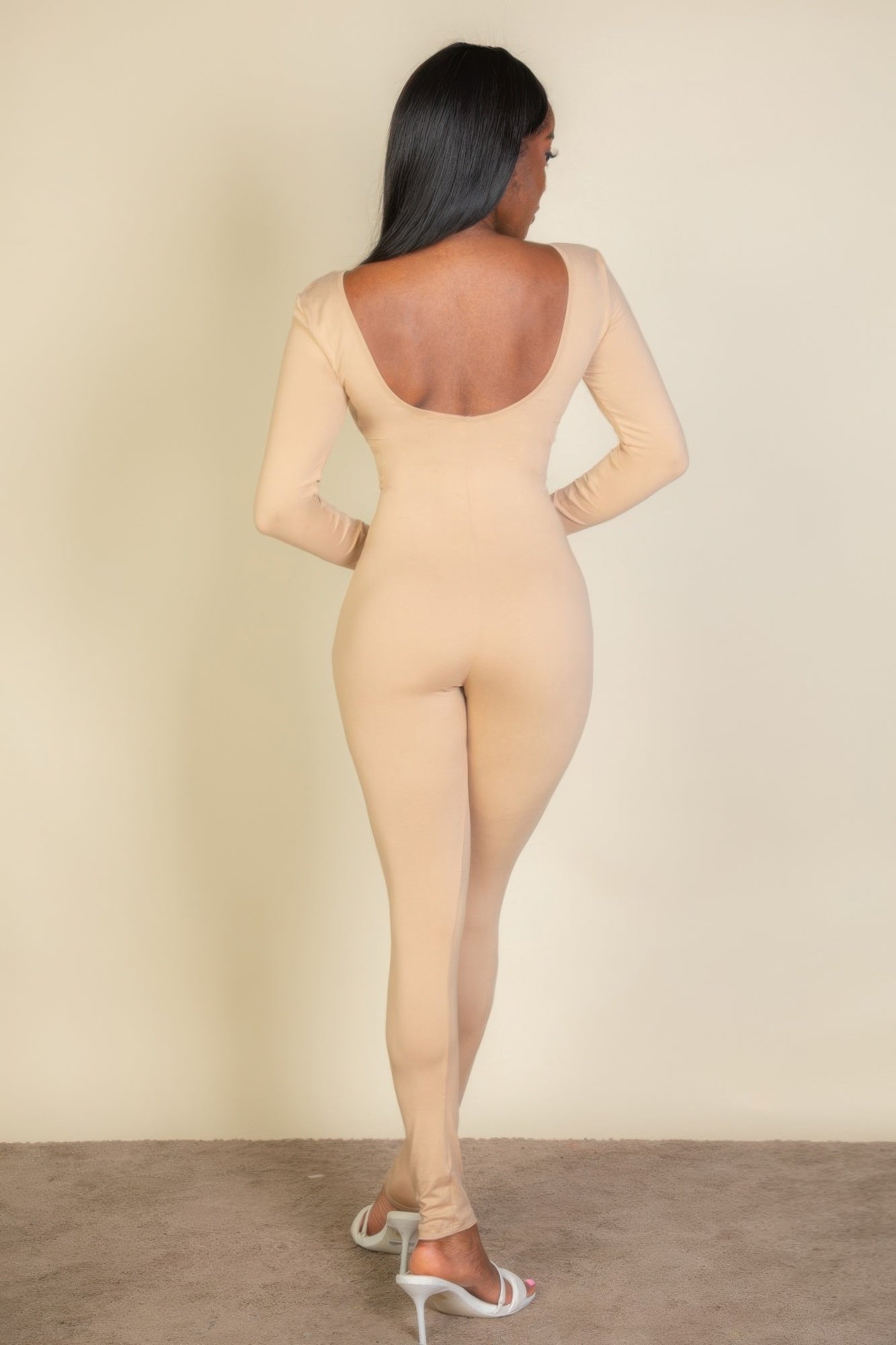 "Backless Bomber Mini Dress at Super Fluffy Clothing Store "