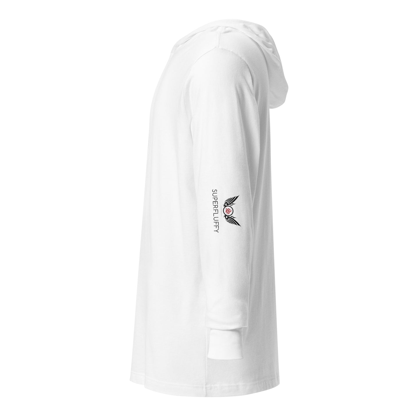 Hooded long-sleeve tee