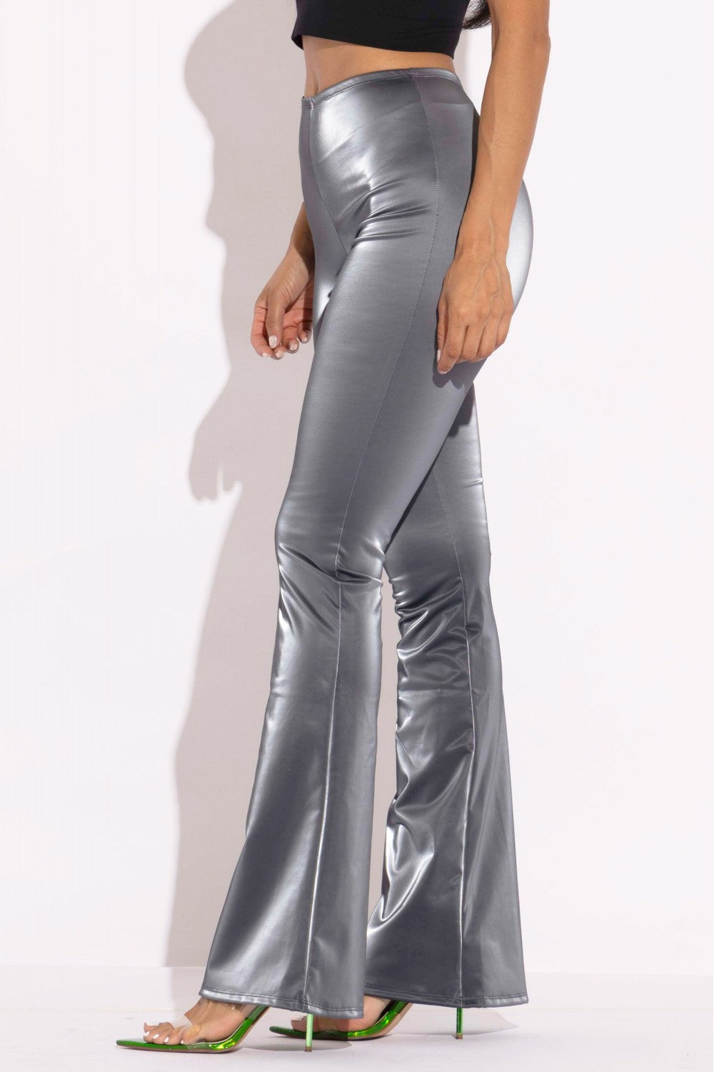 Women's Clothing: Stay Stylish at Any Time / Velvet PU Pants, Velvet V Neck Dress"