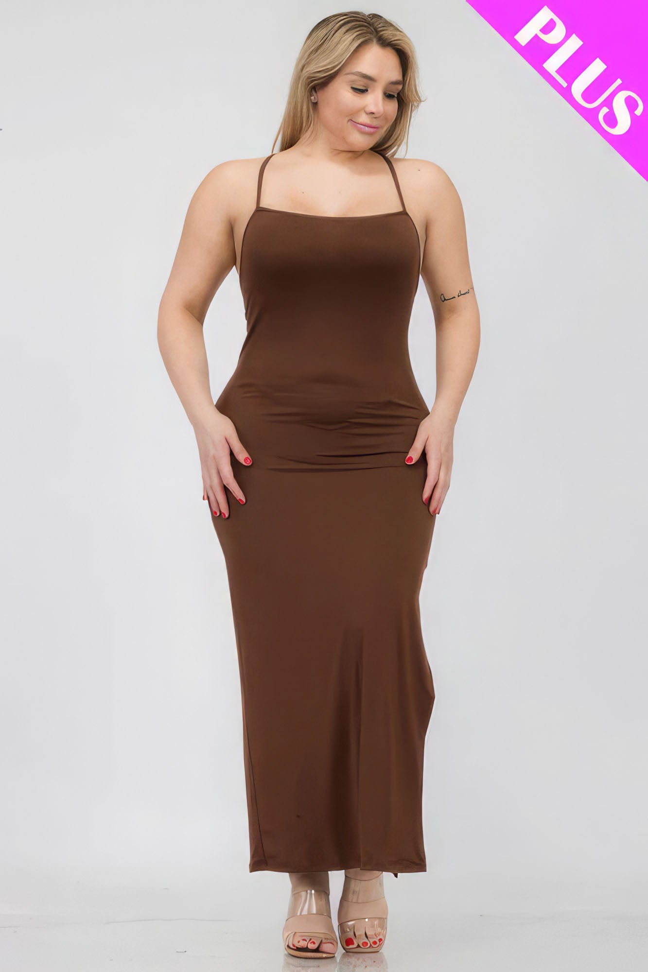 "Super Affordable women's Clothing / Solid Bodycon Split Hem / Tube Dress / Assorted Sizes"