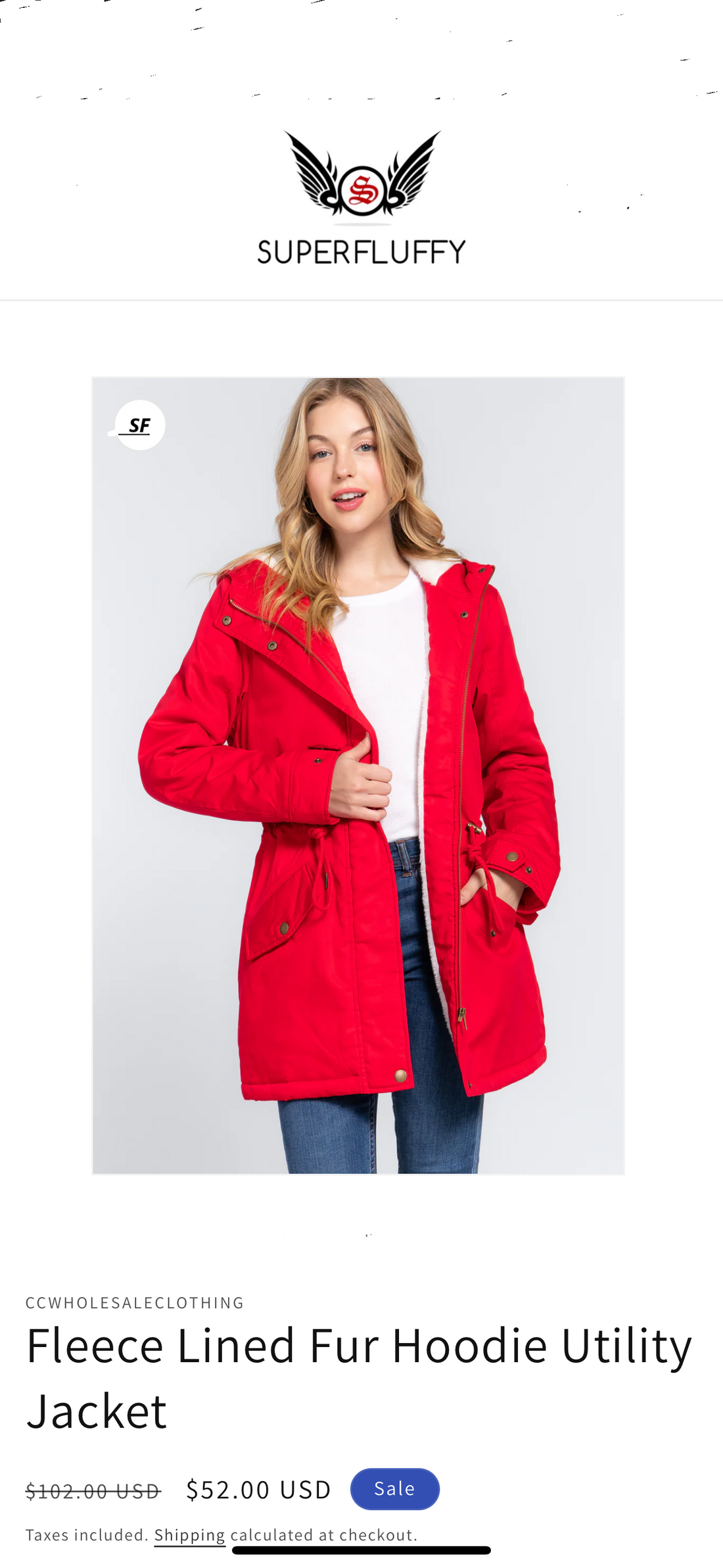 Trendy Women Stylish Clothing | Fleece Lined Fur Hoodie Utility Jacket