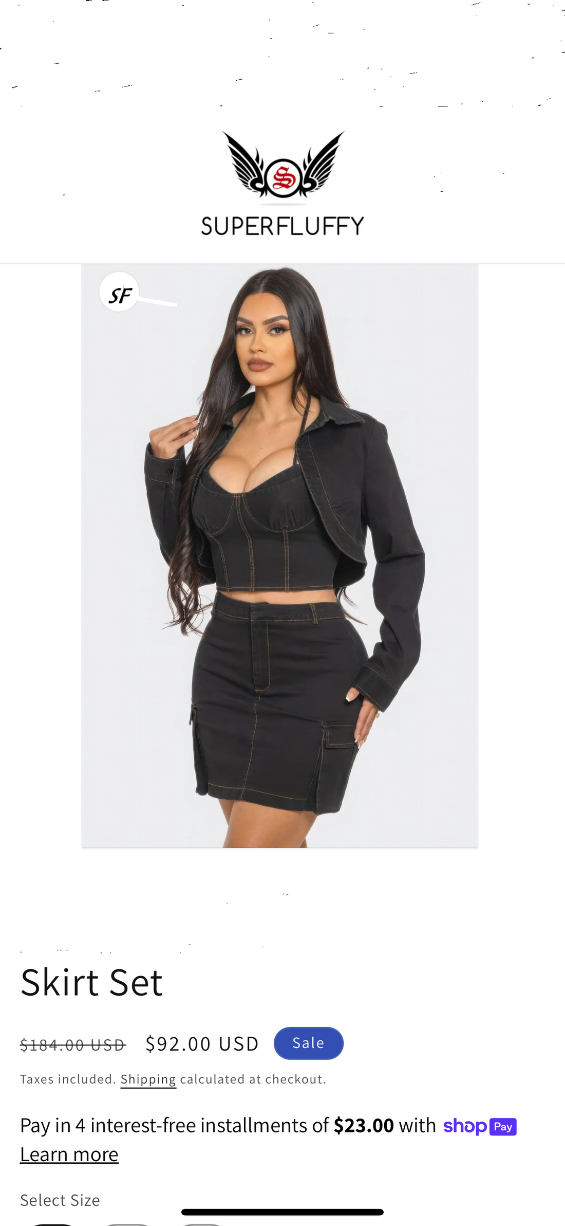 "Affordable Women Clothing / Skirt Set"
