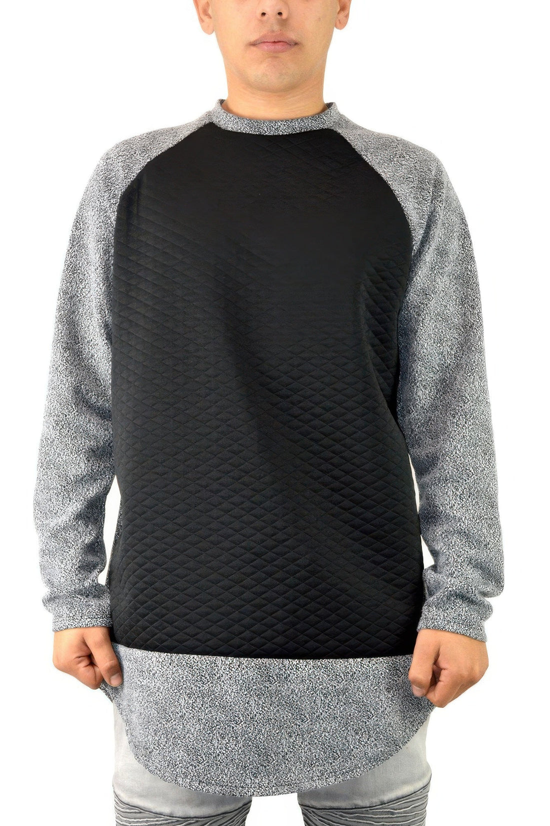 "Men's Long Sleeve Pullover Sweatshirt: The perfect blend of comfort and style"ct blend of