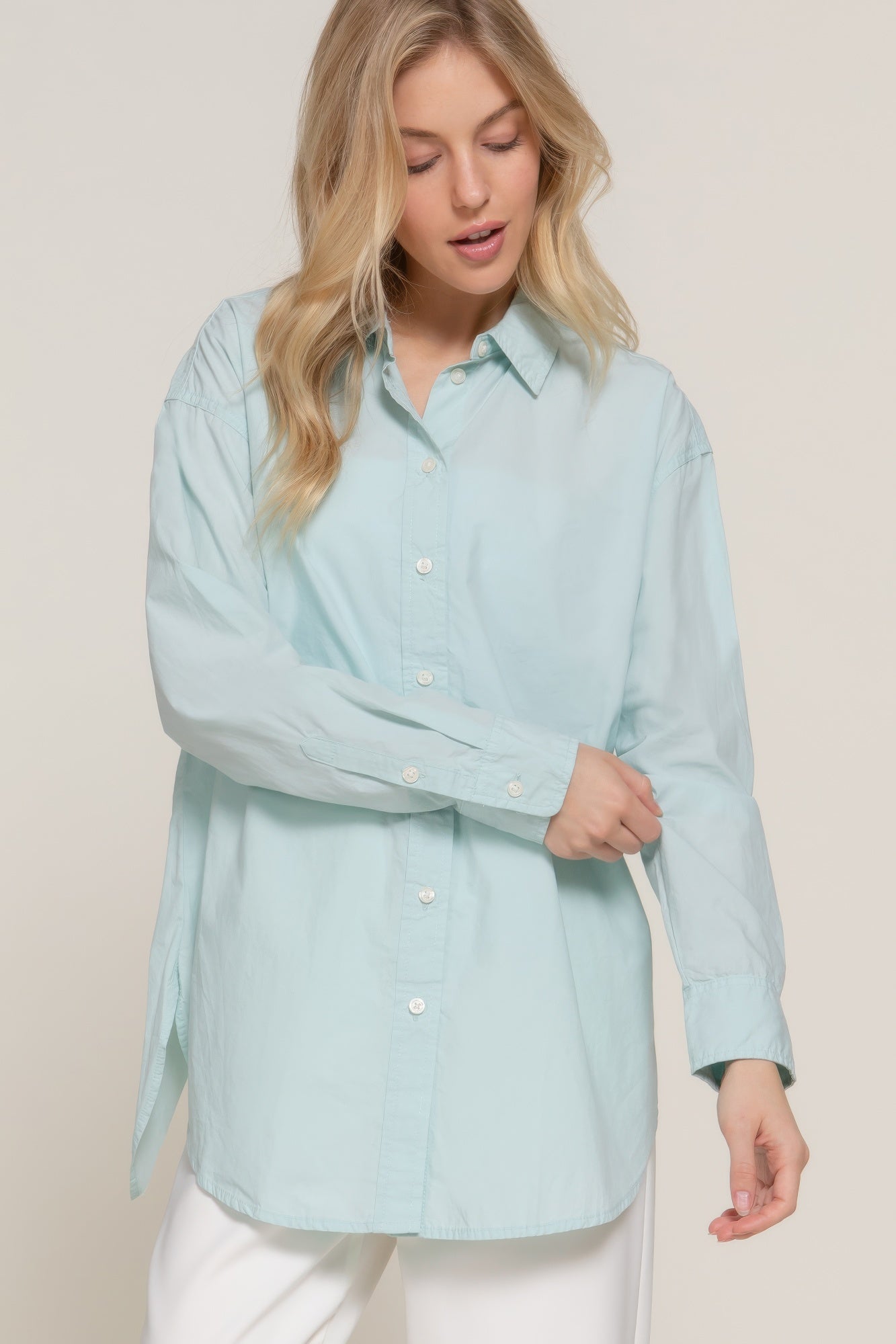 Long Sleeve Loose Fit Shirt