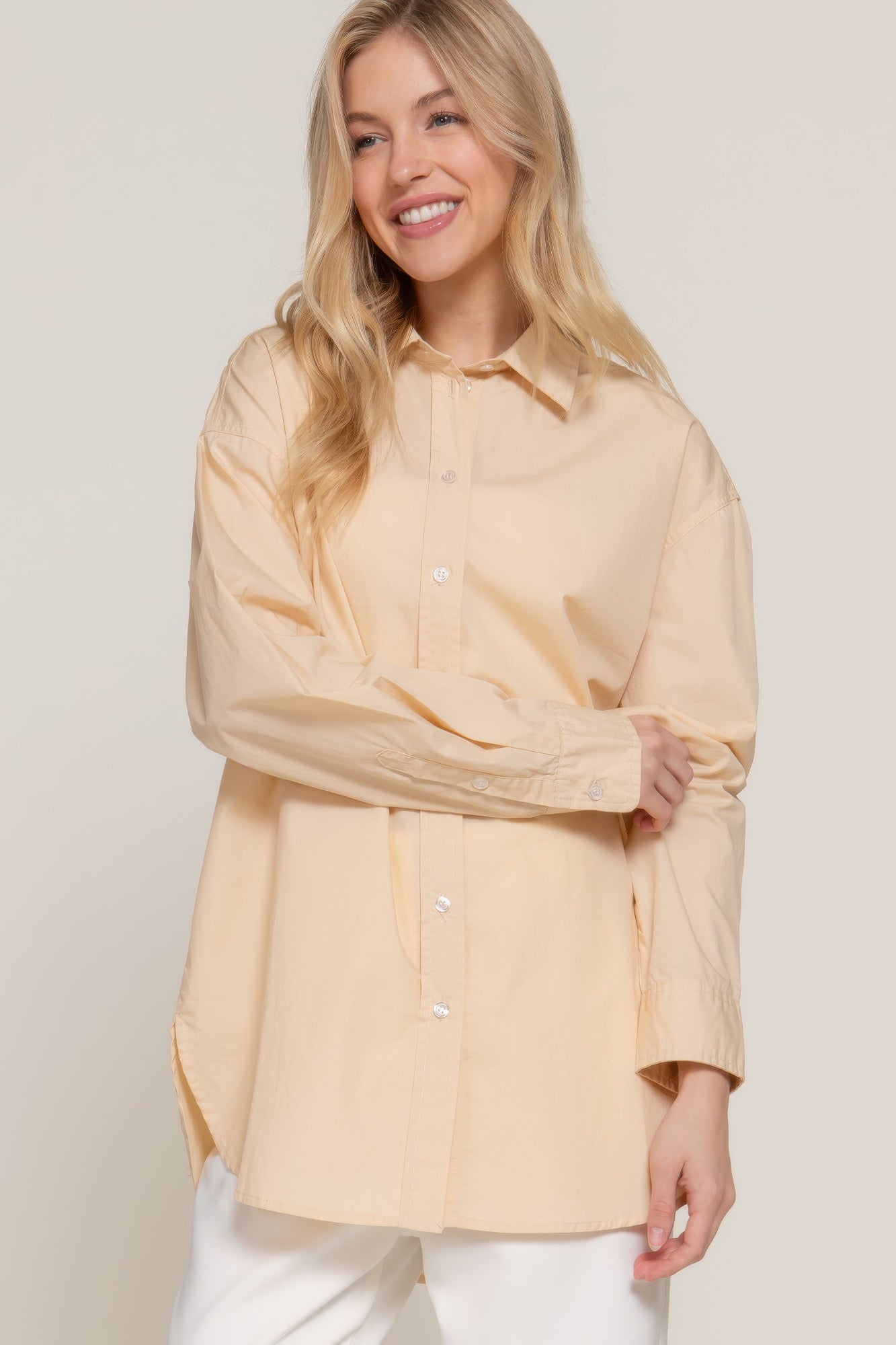 Long Sleeve Loose Fit Shirt