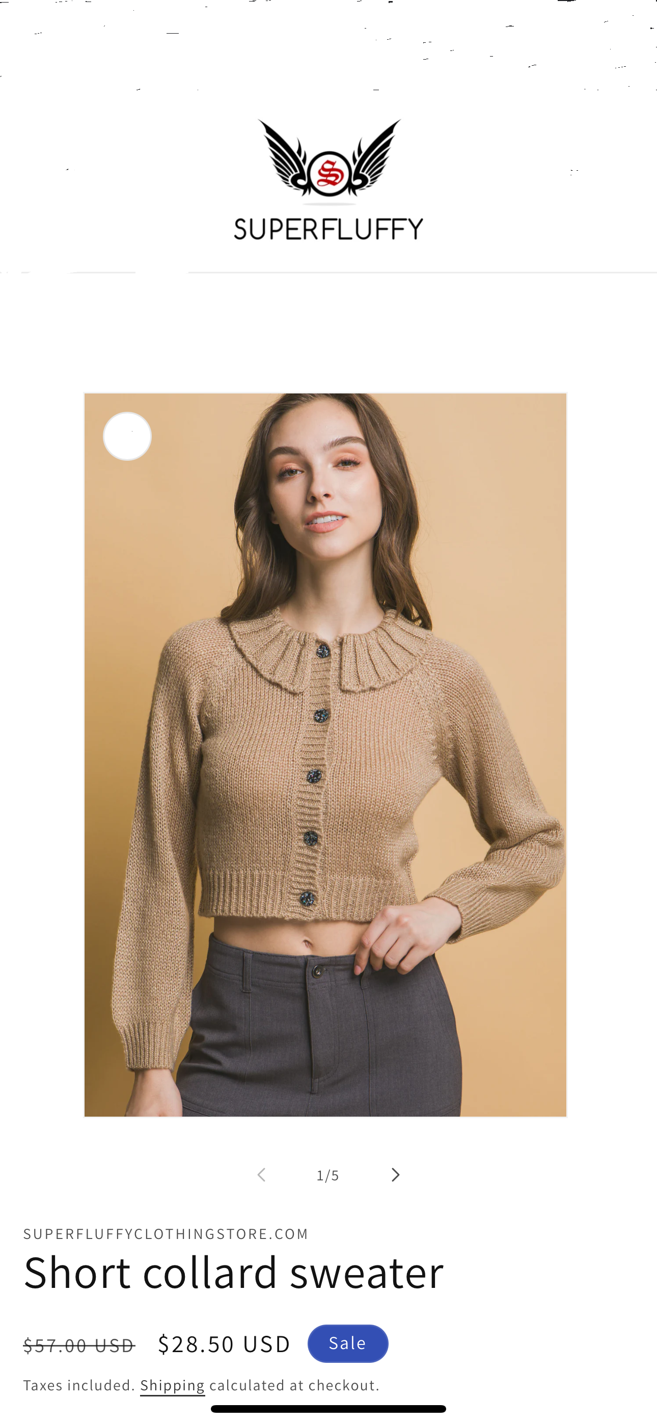 "Women’s High-Quality, Elegant Short Collared Sweater:/ Save 50-75% off plus Free Shipping"