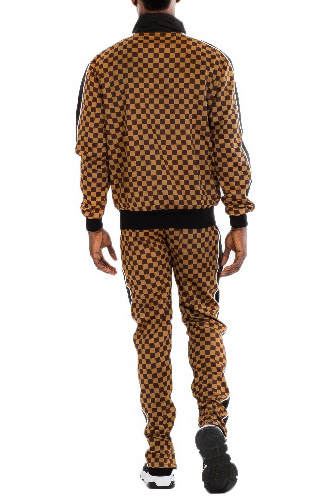 Rich Checkered Track Pants