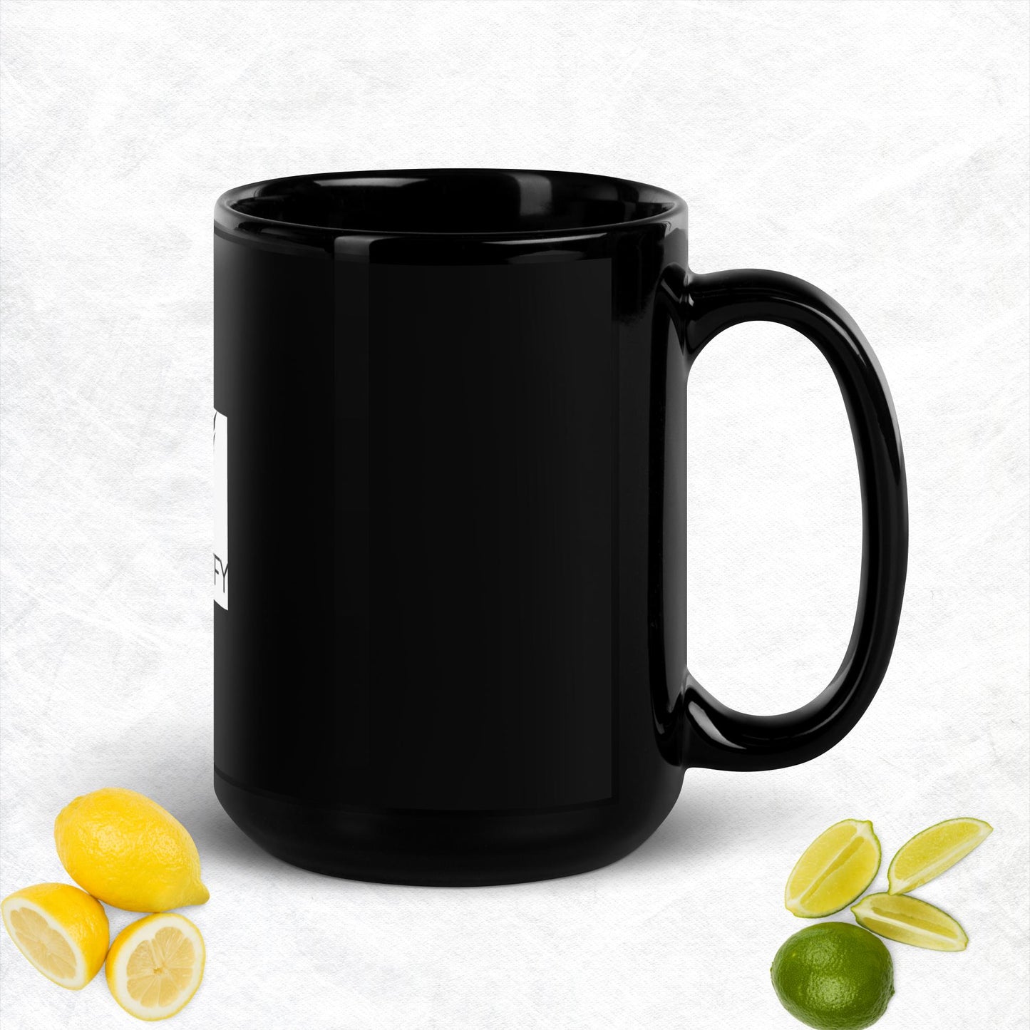 Black Glossy Mug