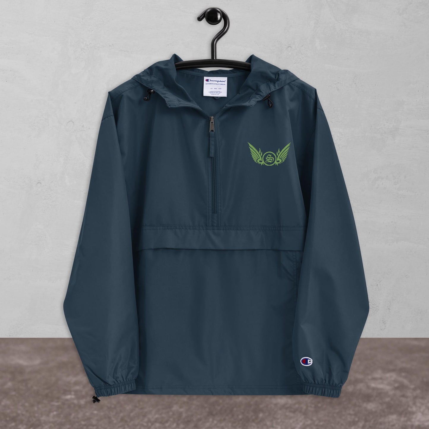 Embroidered Champion Packable Jacket