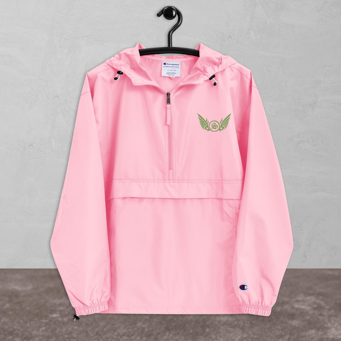 Embroidered Champion Packable Jacket